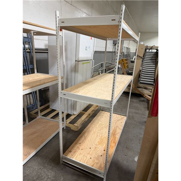 Shelf measures 63" x 25" x 72" tall