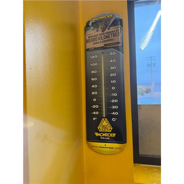Monroe shocks and struts thermometer