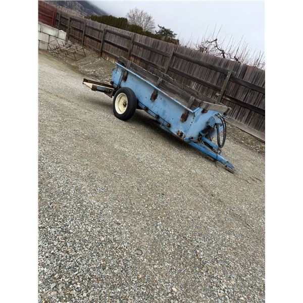 Side dishcharge Compost/topsoil Spreader