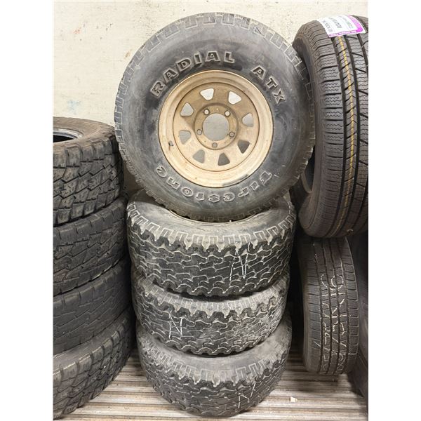Firestone radio ATX tires 31 x 10.5 OR15LTM/S
