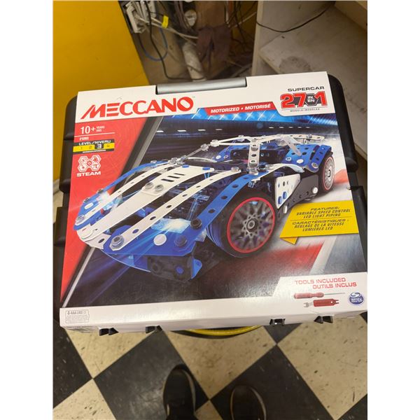 Meccano motorized supercar
