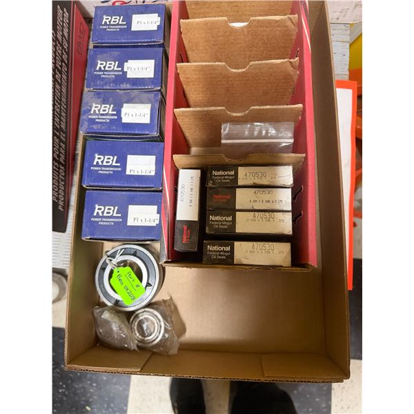 Assorted bearings
