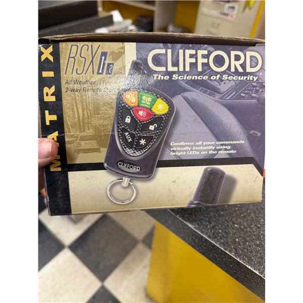 Matrix Clifford RSX 1.2 all other two a remote start