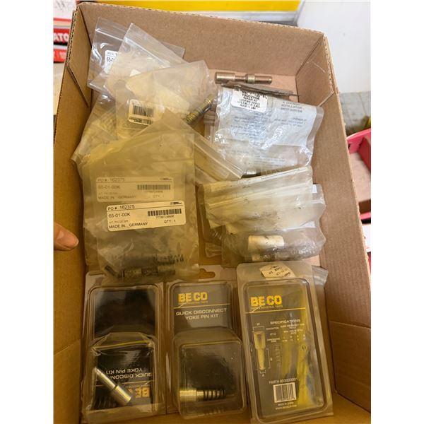 Quick disconnect yolk, pin kits