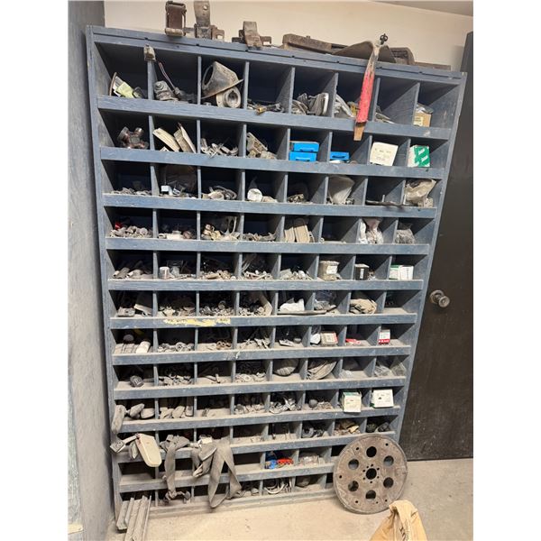 Parts cabinet and contents measures inches by 12" x 71 1/2" is fine