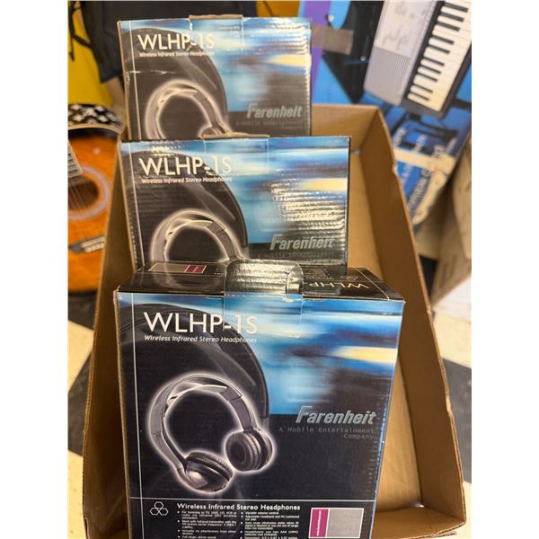3 Fahrenheit, WLHP – 1S wireless infrared stereo headphones