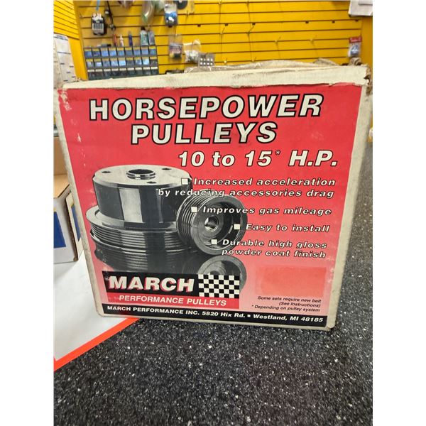 Horsepower pulley