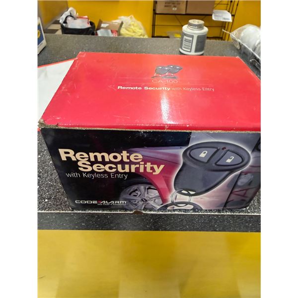 Remote security with keyless entry CA –