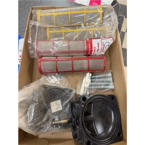 Sprayer filter, screens and other items