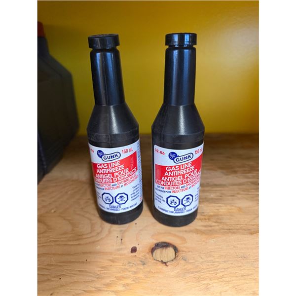 Gunk gas line antifreeze