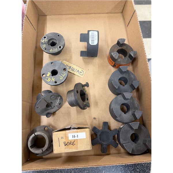 Three jaw, couplers, and other items
