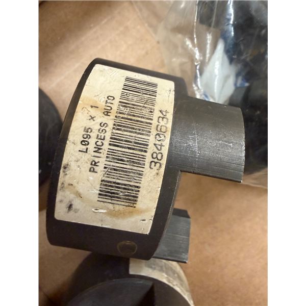 Three jaw, couplers, and other items