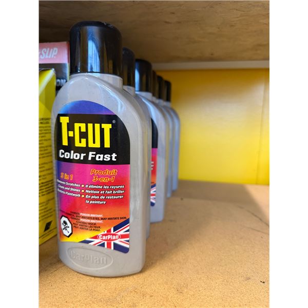 T – cut color fast three and one removed scratches, cleans, and shines and restore paint wo
