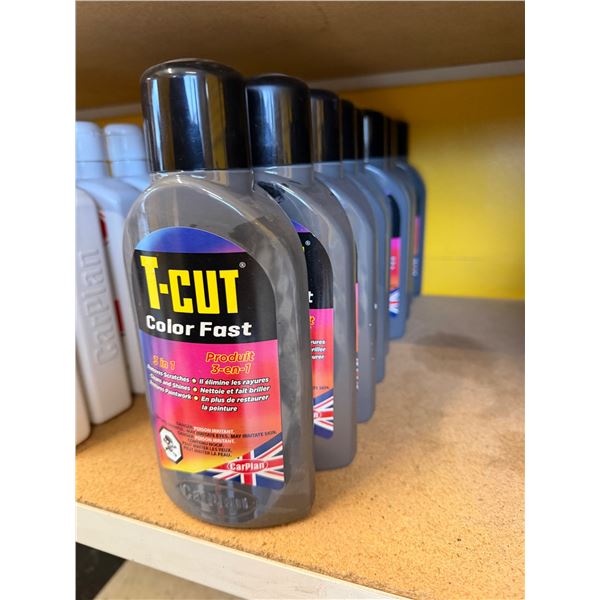 T – cut color fast three and one removed scratches, cleans, and shines and restore paint wo