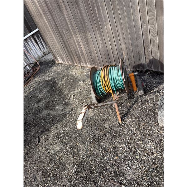 100' hose reel on wheels