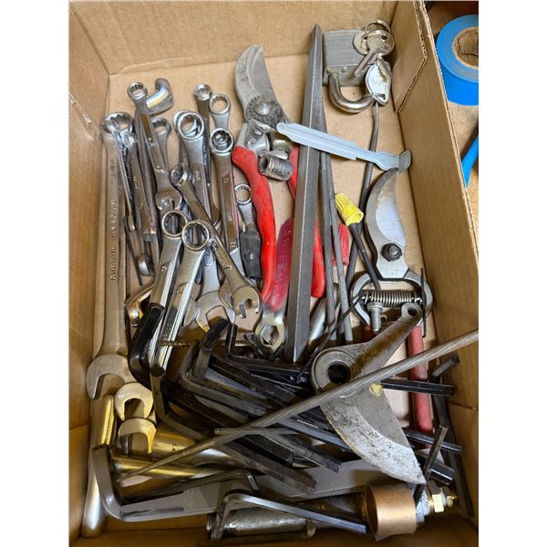 Wrenches and other tools files, etc.
