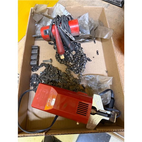 Chain and assorted tools