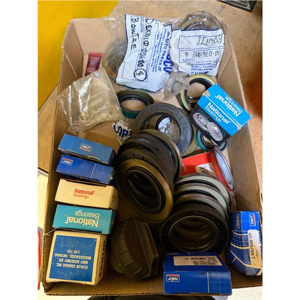 Bearings and a fuel cap