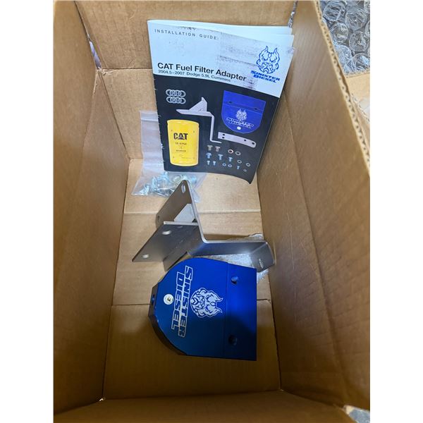 CAT  fuel filter adapter 2004.5–2007 dodge 5.9 L Cummins