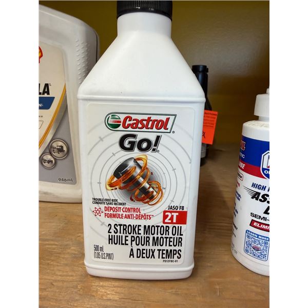 Castrol two-stroke motor oil