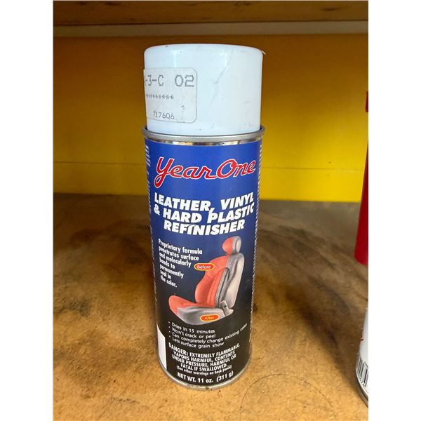 Leather, vinyl and hard plastic finisher