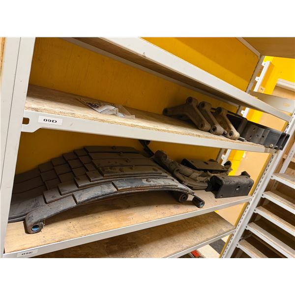 Leaf springs and brackets