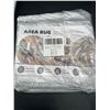 Image 2 : Modern Abstract Area Rug, 2’x3′, Grey, Machine Washable