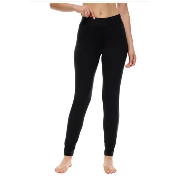 Lolë Women’s Merino Baselayer Bottoms, Black, Size L/G