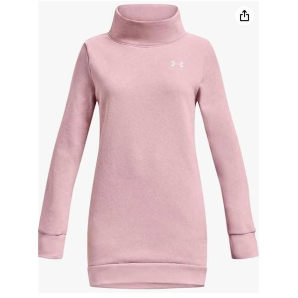 Under Armour Girls Loose Fit Pullover, Size Y SM AVY 647