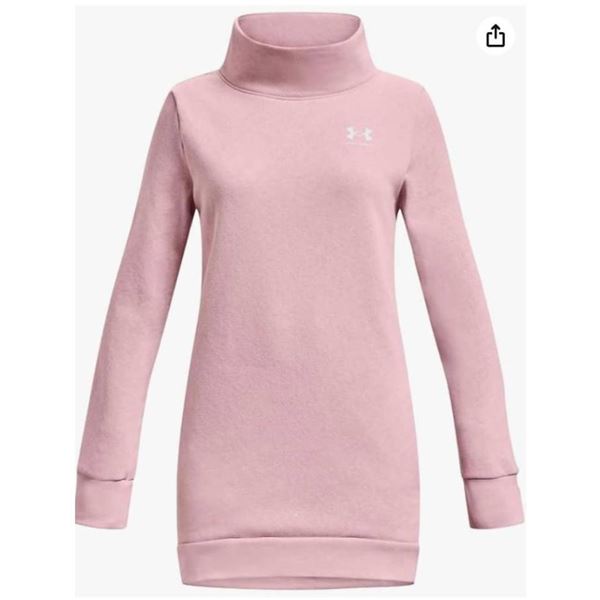 Under Armour Girls Loose Fit Pullover, Size Y MED AVY 647