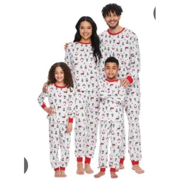 1 Pair Jammin Jammies Holiday Pajama Set, MM Size,