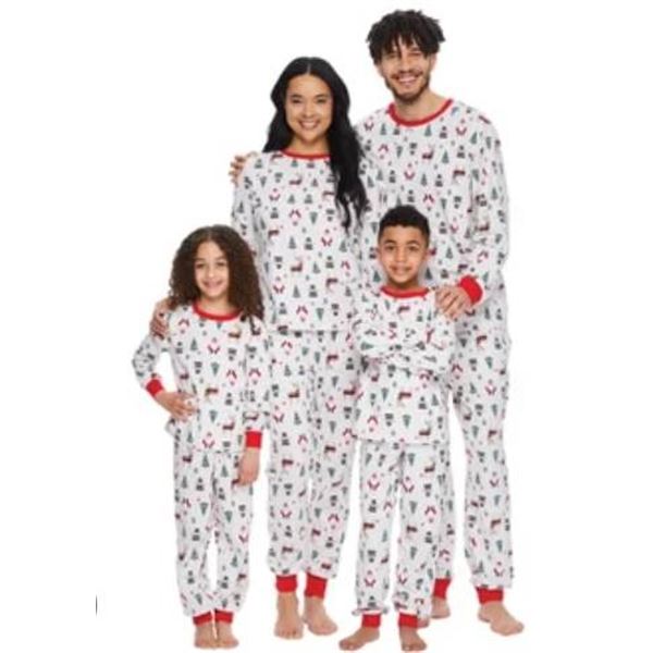 1 Pair Jammin Jammies Holiday Pajama Set, LG Size,