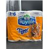 Image 2 : Royale Tiger Towel Double Roll Paper Towels 3 = 6 Rolls