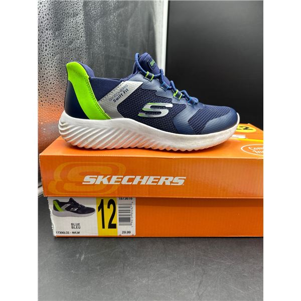 Skechers Childrens  Athletic Shoes, Blue, Size 12