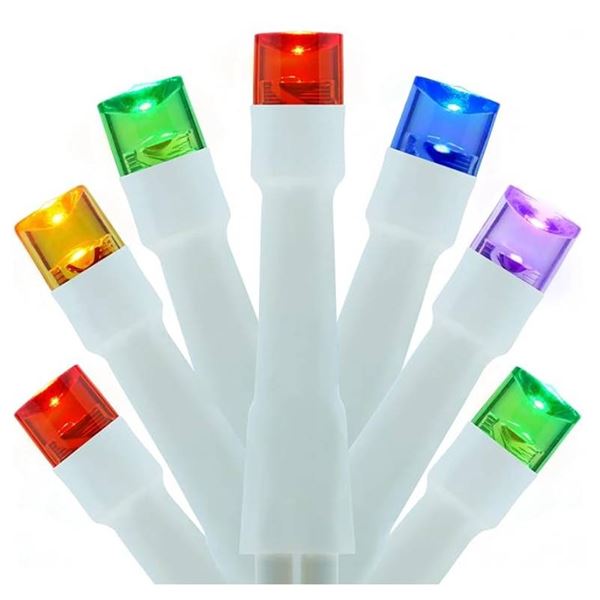 Yuletime LED String Lights, 100 Feet, 300 Multicolor Lights, Multi-Mode Display