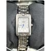 Image 1 : Point Zero Women’s Rectangular Silver-Tone Watch With Link Bracelet