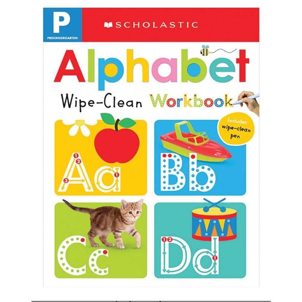 Pre-K Alphabet Wipe-Clean Workbook: Scholastic Early Learners (Wipe-Clean)