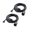 Image 1 : Cable Matters 2-Pack Hanging Light Cord with Switch – 25ft, Pendant Light Cord with Plug, B