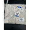 Image 2 : Women’s Beige Quarter-Zip Pullover Sweatshirt, Size L/G
