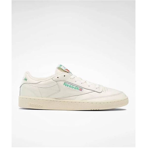 Reebok Club C 85 Vintage Women’s Tennis Shoes, Size 8 Chalk & Green