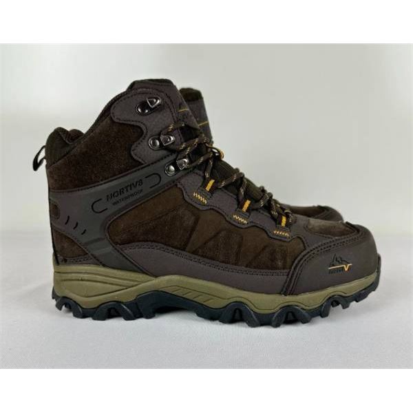 NORTIV 8 Men’s Wide Waterproof Hiking Boots Outdoor Mid Trekking Backpacking Mountaineering
