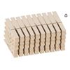 Image 1 : Lot of 2 – Pack of 50 Wooden Clothespins in a Natural Wood Finish