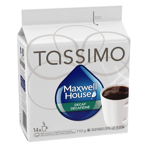 Tassimo Maxwell House Decaf Coffee T Discs (14 Count, 2 Packs)