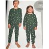 Image 1 : PL Kids’ Pyjama Set, Size 10/12, Green with Tree Design