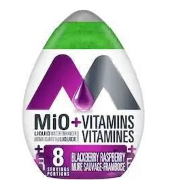 MiO Vitamins Blackberry Raspberry Liquid Water Enhancer 4x48ml