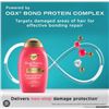 Image 1 : OGX Bond Protein Repair Shampoo – 2 Bottles, 385 mL Each