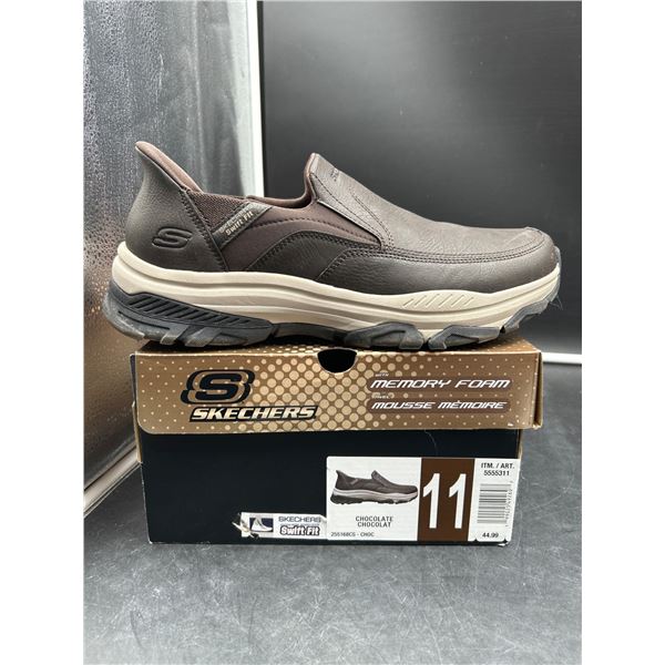 Skechers Memory Foam Slip-On Shoes, Size 11, Model 204118