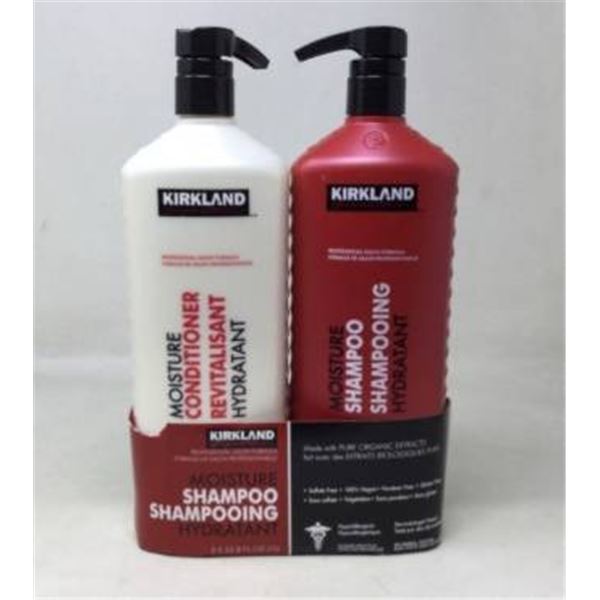 Kirkland Signature Moisture Shampoo and Conditioner Set, 1 L Each