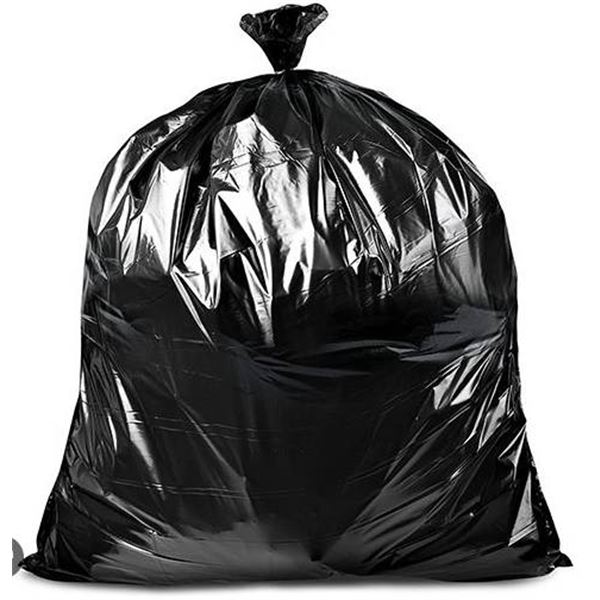 Glad Black 74L Trash Bags, Guaranteed Strong, 40 Bags