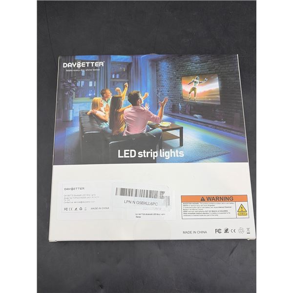 Daybetter LED Strip Lights with Bluetooth Control 2x20' rolls